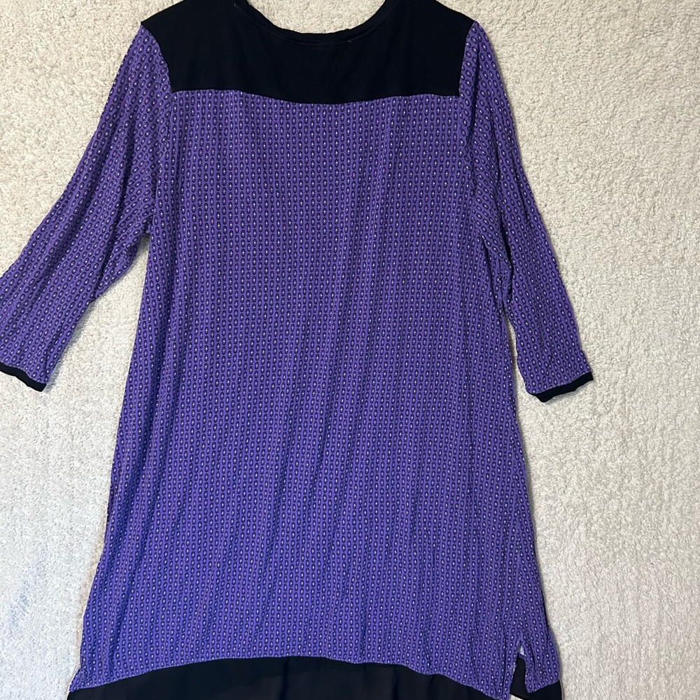 Simply Vera Vera Wang Women's Purple Nightgown Size XL. Casual Comfort Soft - Picture 5 of 9